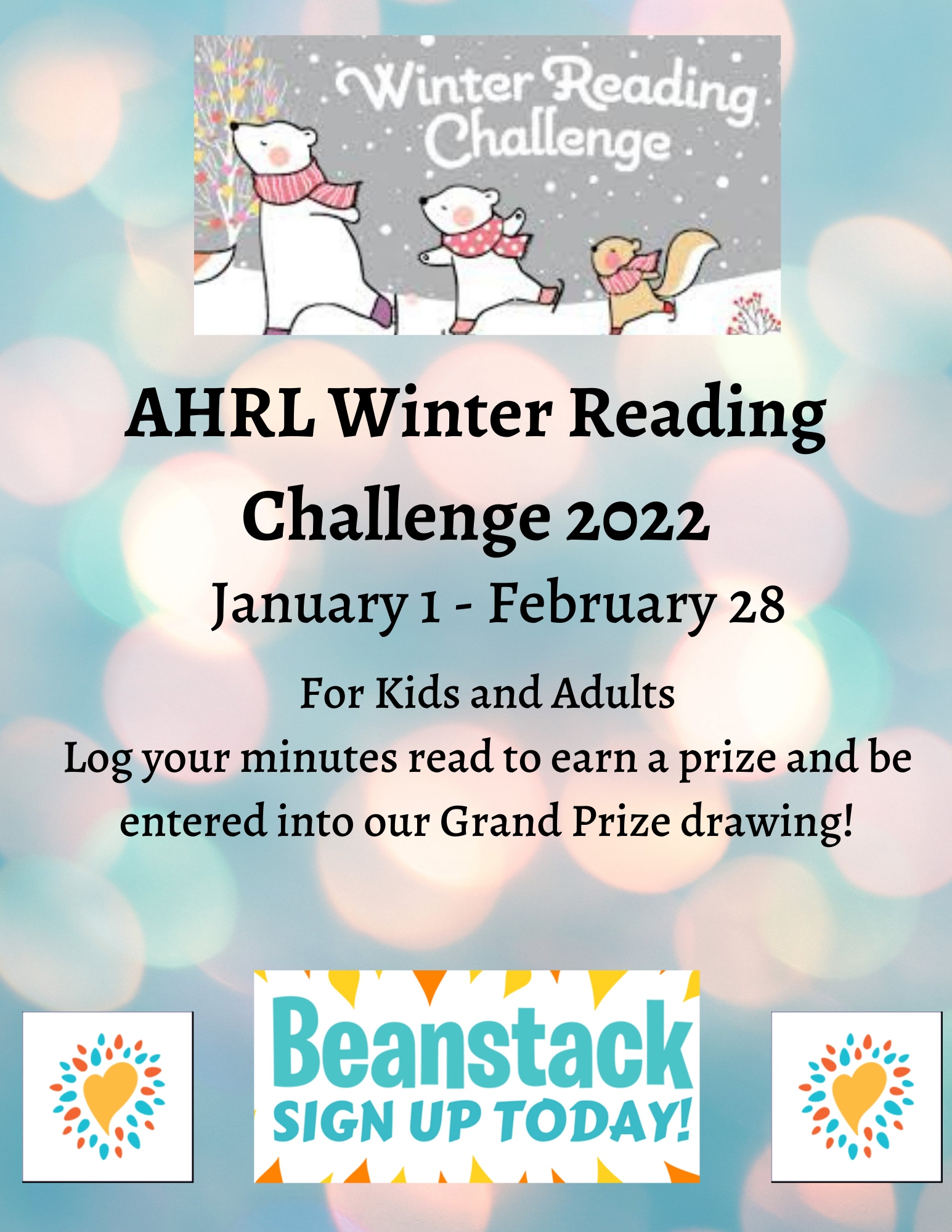 AHRL Winter Reading Challenge 2022
