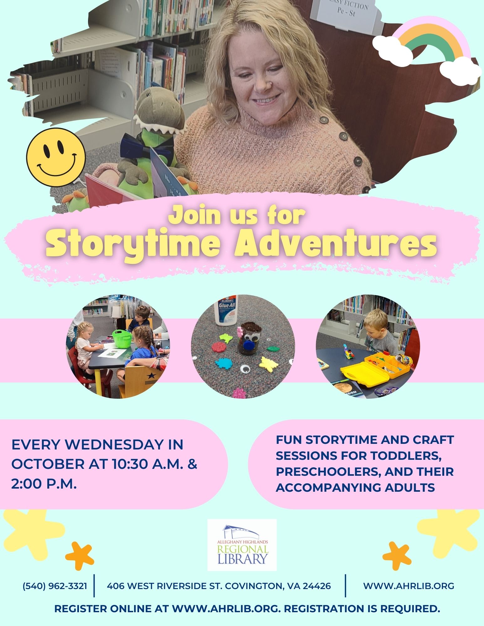 storytime adventures poster