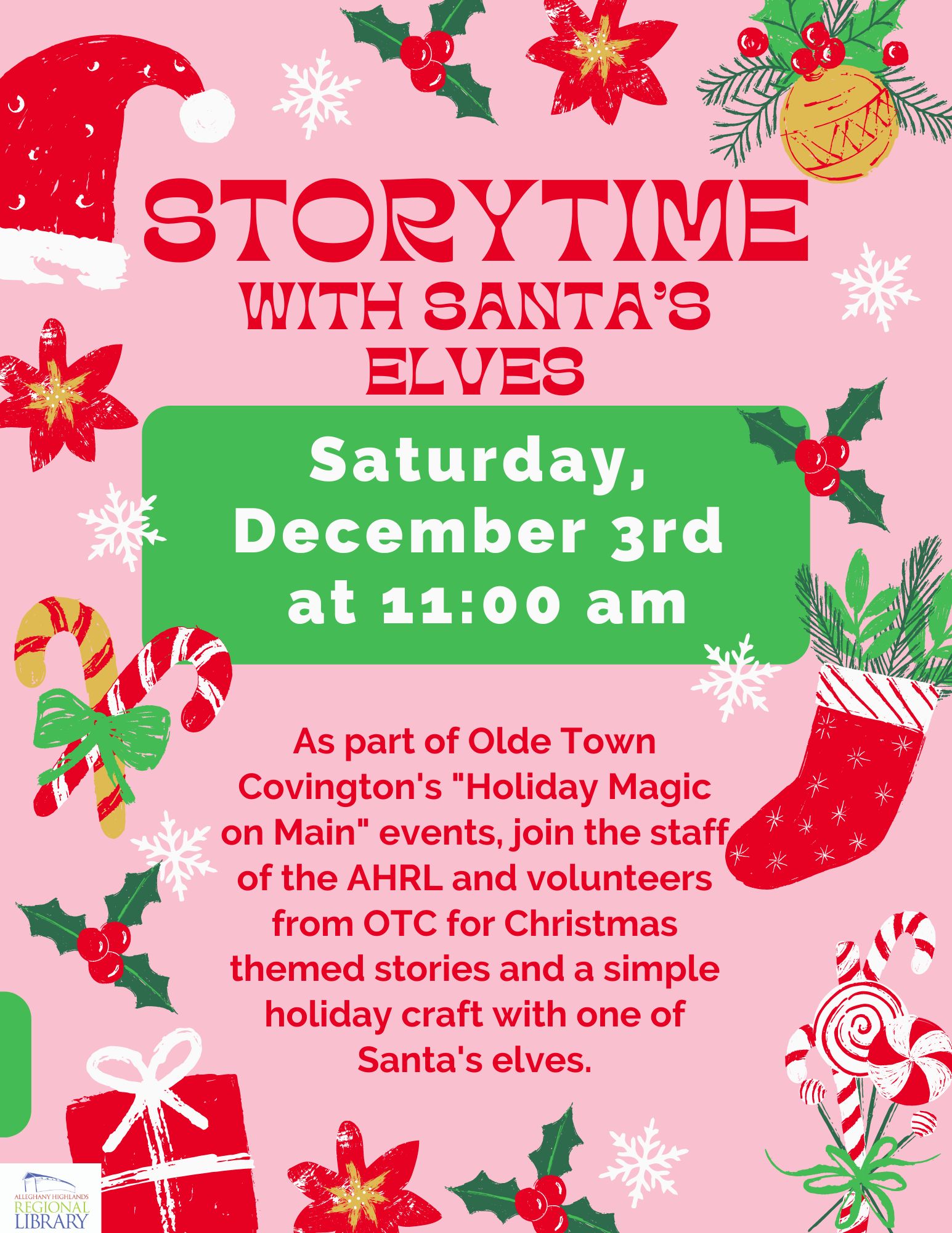 Storytime with Santa's Elves